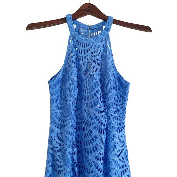 LILLY PULITZER Kenna Lace Dress Bennet Blue 0 - Picture 5 of 11